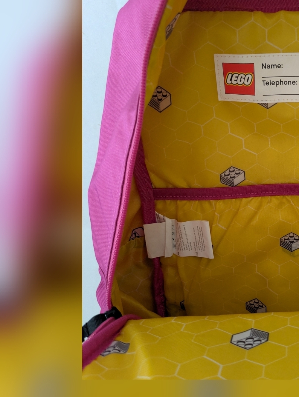 LEGO pink Backpack - Picture 3 of 8